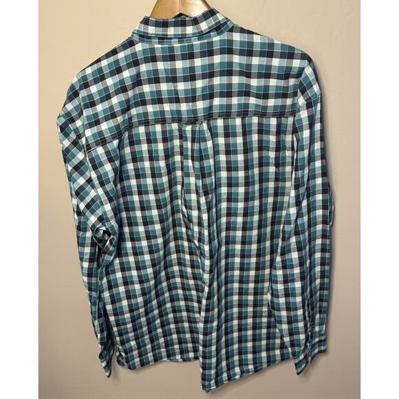 Wrangler Riata Green Plaid Button Down Long Sleeve Shirt Mens Size 2XL - Picture 3 of 4